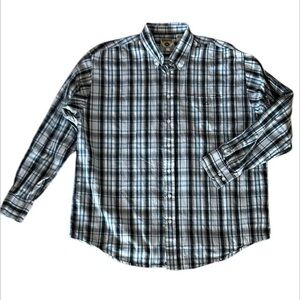 Resistol men's plaid long sleeve western shirt size XL